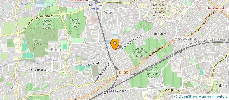 localisation de l'entreprise CARRE D'AS  PESSAC