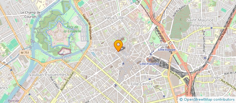 localisation de l'entreprise CARRE D'AS à LILLE