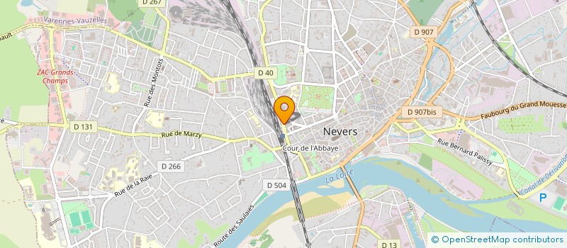 localisation de l'entreprise CARRE D'AS à NEVERS