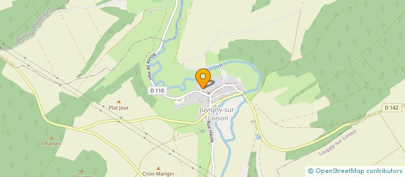 localisation de l'entreprise CARRE D'AS à JUVIGNY-SUR-LOISON