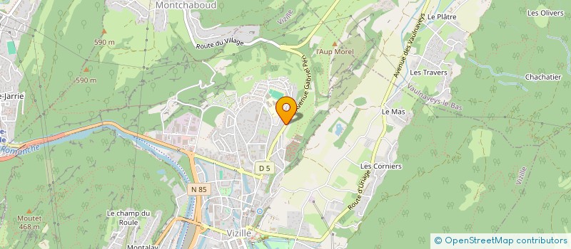 localisation de l'entreprise CARRE D'AS  VIZILLE