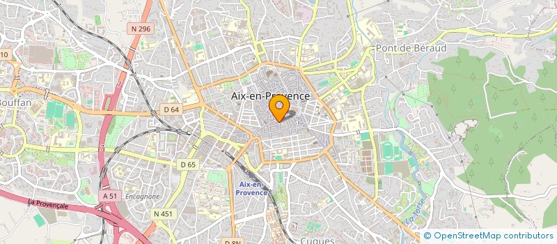 localisation de l'entreprise CARRE D'HOMME à AIX EN PROVENCE