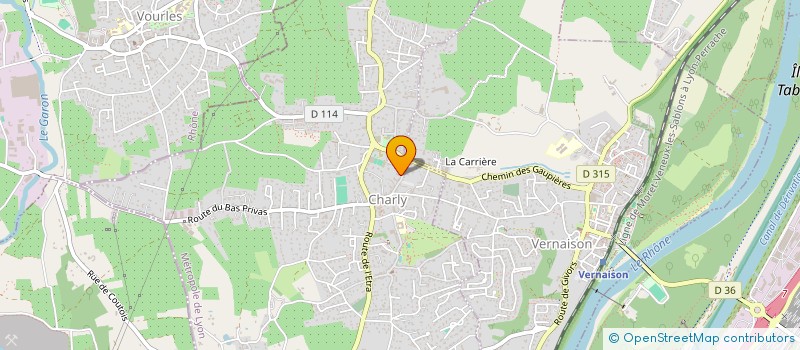 localisation de l'entreprise CARRE D'SERVICE  CHARLY