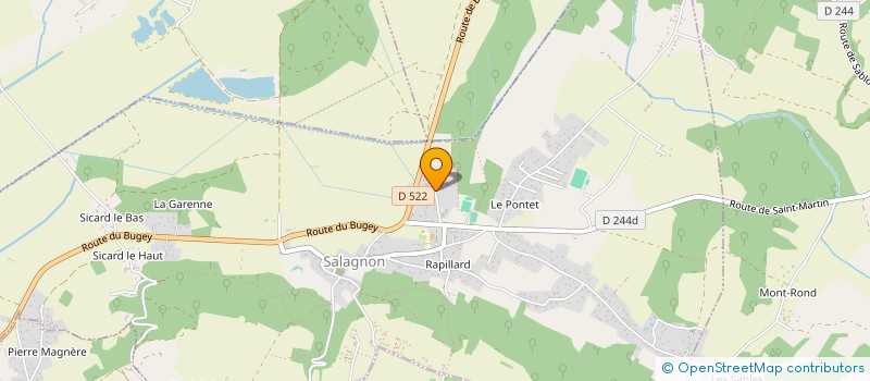 localisation de l'entreprise CARRE DE LYS  SALAGNON