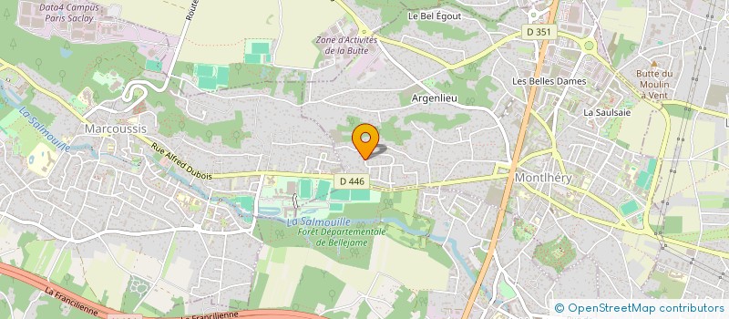 localisation de l'entreprise CARRE DE PARIS  MONTLHERY