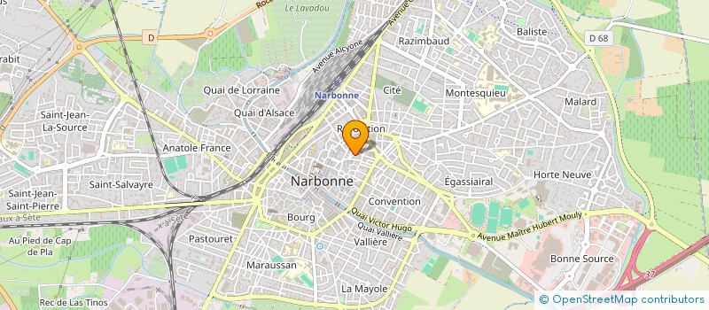 localisation de l'entreprise CARRE DES GOURMANDS à NARBONNE