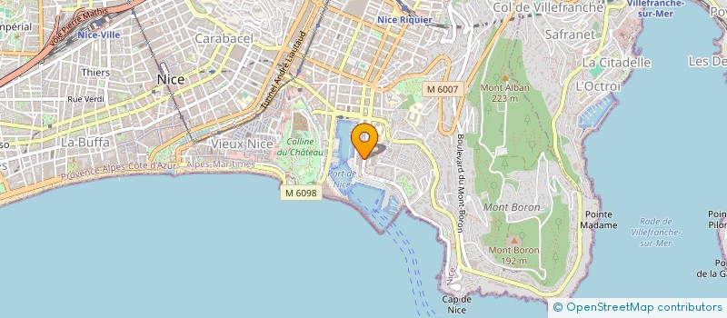 localisation de l'entreprise CARRE DIAG'AZUR à NICE