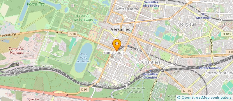localisation de l'entreprise CARRE DU LEVANT à VERSAILLES