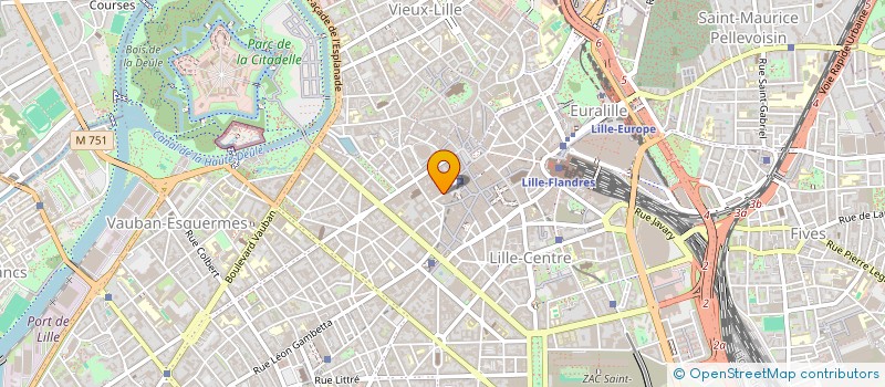 localisation de l'entreprise CARRE EN VUE à LILLE