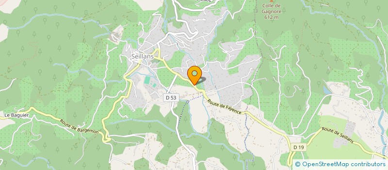 localisation de l'entreprise CARRE FAMILY  SEILLANS