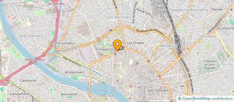 localisation de l'entreprise CARRE FLORE à TOULOUSE