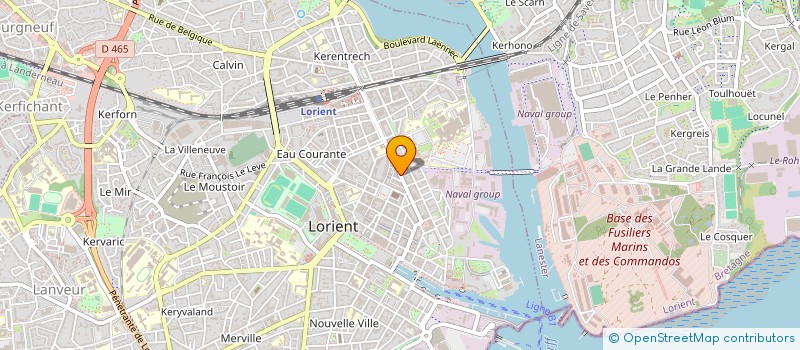 localisation de l'entreprise CARRE FRAICHEUR à LORIENT