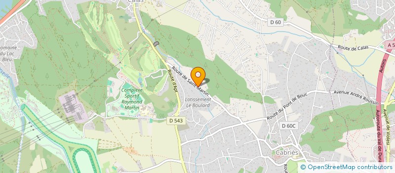 localisation de l'entreprise CARRE GESTION  CABRIES