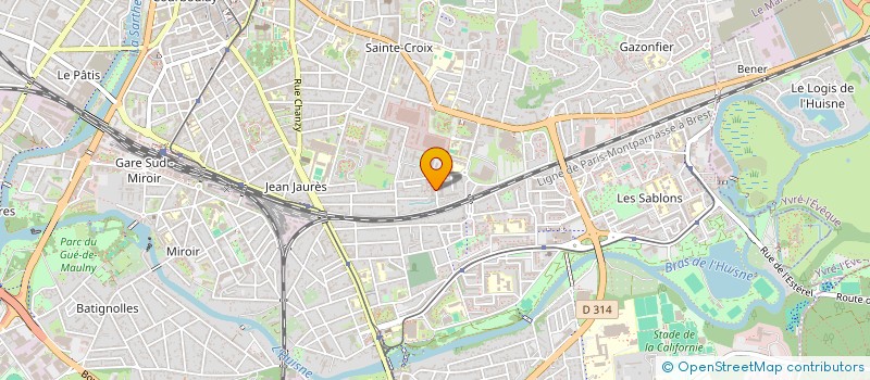 localisation de l'entreprise CARRE GOURMET TRAITEUR  LE MANS