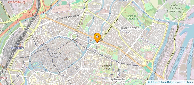 localisation de l'entreprise CARRE IMMO à STRASBOURG