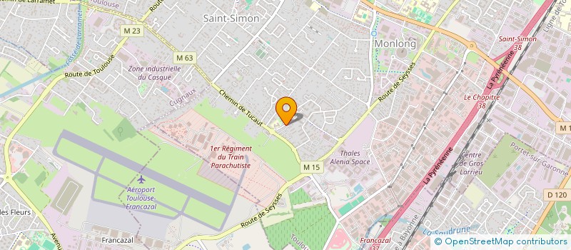 localisation de l'entreprise CARRE JEAN PIERRE ET GHISLAINE à TOULOUSE
