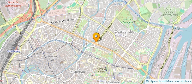 localisation de l'entreprise CARRE LAFAYETTE  STRASBOURG