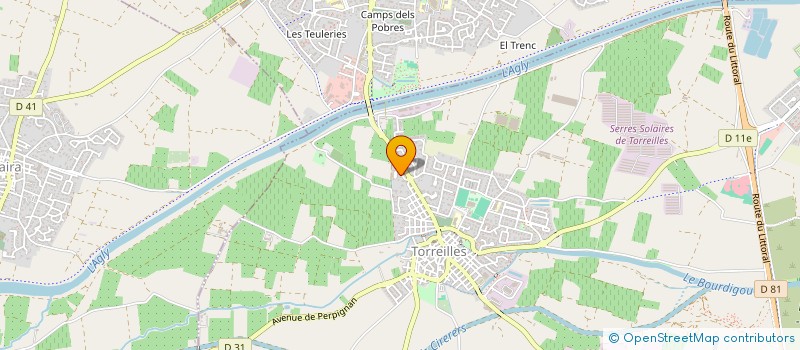 localisation de l'entreprise CARRE LLARC  TORREILLES