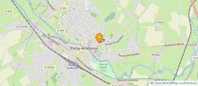 localisation de l'entreprise CARRE LMNP  PARAY-LE-MONIAL