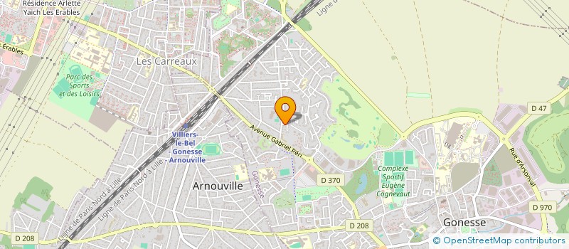 localisation de l'entreprise CARRE LUNAIRE  GONESSE