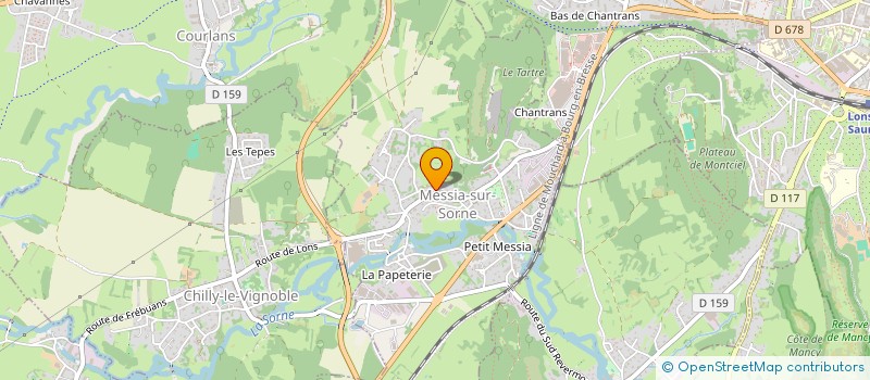 localisation de l'entreprise CARRE MAT à MESSIA-SUR-SORNE
