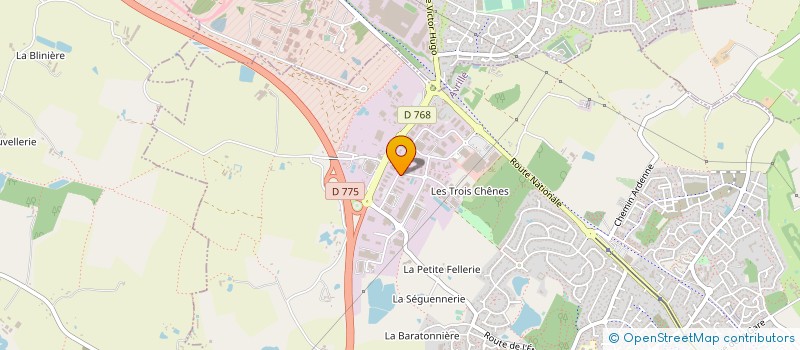 localisation de l'entreprise CARRE MATERIEL PRO à AVRILLE