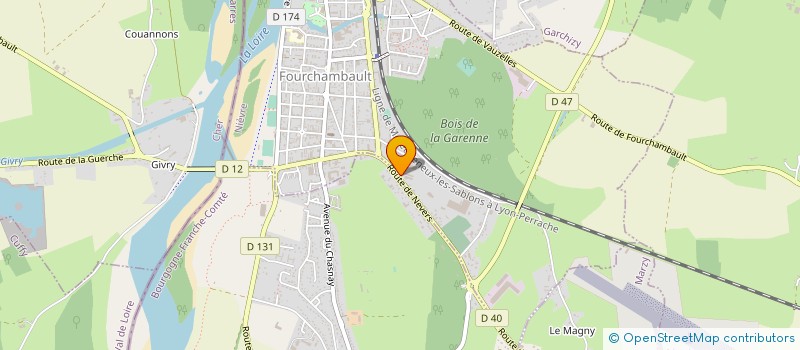 localisation de l'entreprise CARRE POSE à FOURCHAMBAULT
