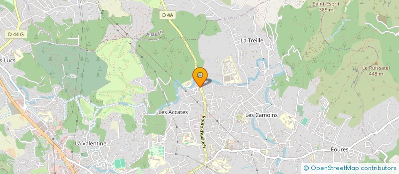 localisation de l'entreprise CARRE PROMOTION à MARSEILLE