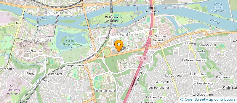 localisation de l'entreprise CARRE RABELAIS à TOURS