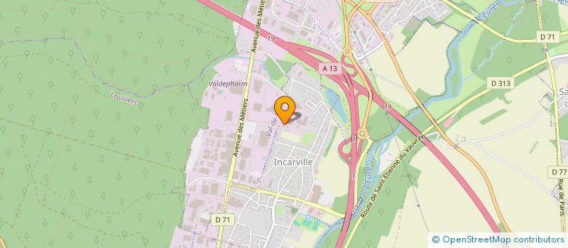 localisation de l'entreprise CARRE REMBLAI  HEUDREVILLE-SUR-EURE