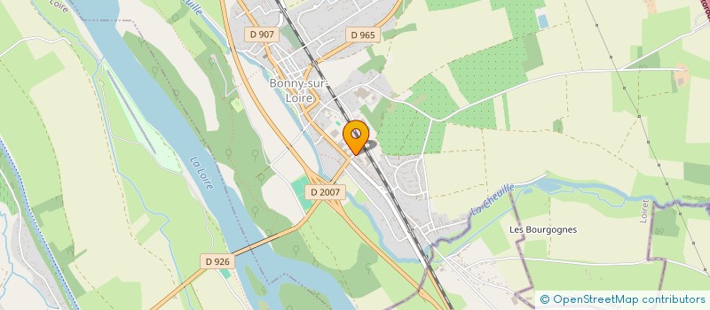 localisation de l'entreprise CARRE ROUGE à BONNY-SUR-LOIRE