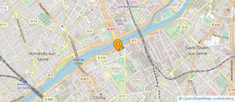 localisation de l'entreprise CARRE ROYALDIS à CLICHY