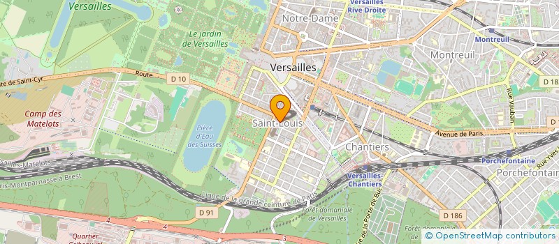 localisation de l'entreprise CARRE SAINT LOUIS à VERSAILLES