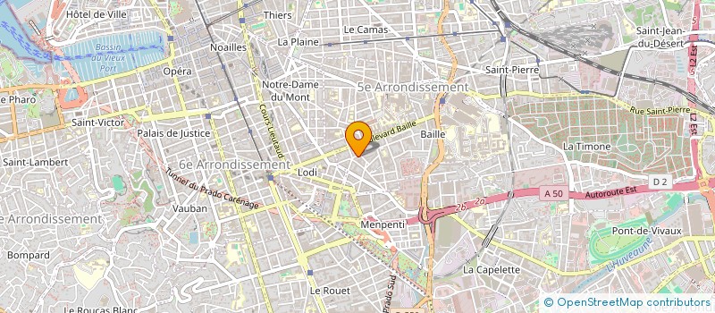 localisation de l'entreprise CARRE SAINTE CECILE à MARSEILLE