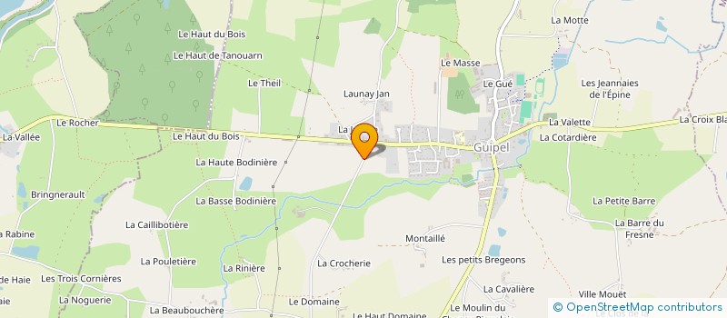 localisation de l'entreprise CARRE SARL  GUIPEL