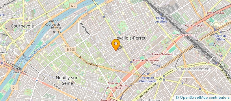 localisation de l'entreprise CARRE SAUVAGE à LEVALLOIS-PERRET