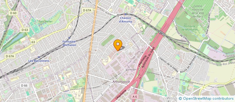 localisation de l'entreprise CARRE SAVEURS à ANTONY