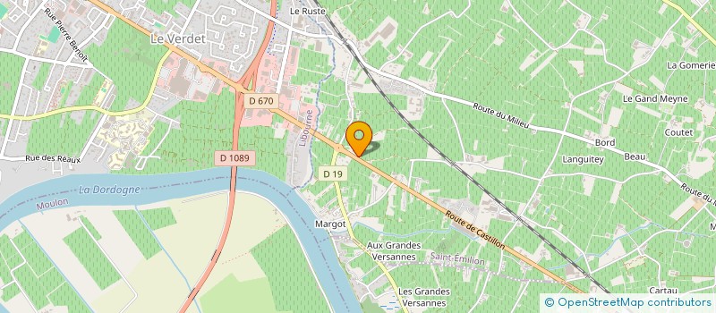 localisation de l'entreprise CARRE STEM  SAINT-EMILION