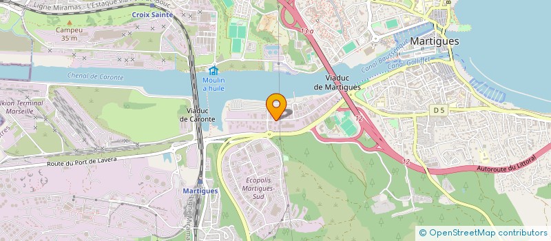 localisation de l'entreprise CARRE SUD DOLCE VITA  MARTIGUES