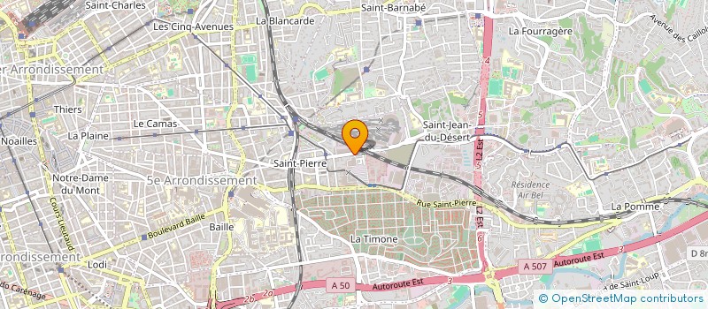 localisation de l'entreprise CARRE VERT à MARSEILLE