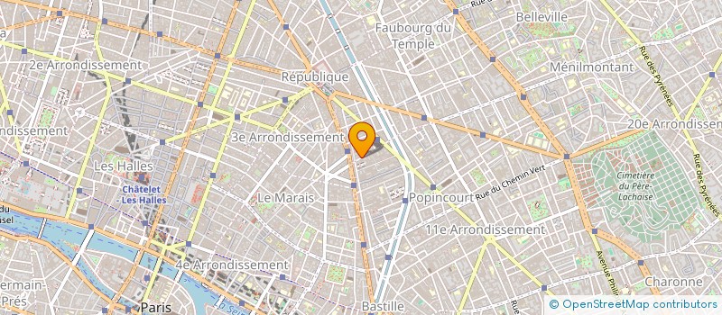 localisation de l'entreprise CARRE VERT  PARIS