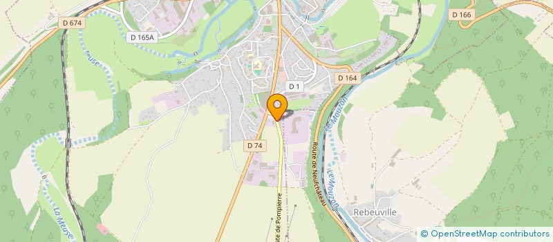 localisation de l'entreprise CARRE VERT SARL à NEUFCHATEAU