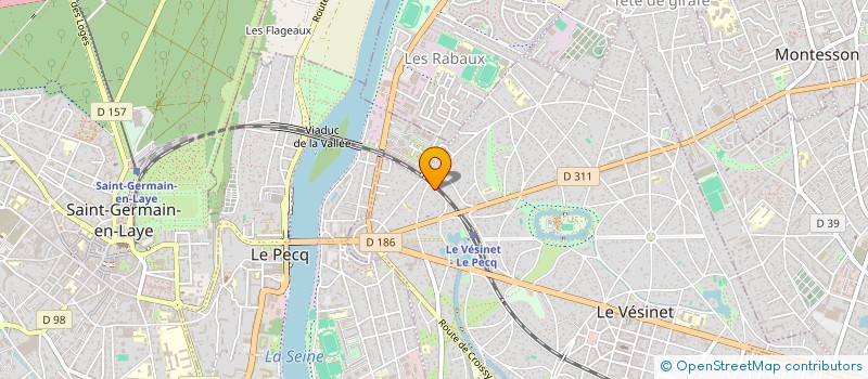 localisation de l'entreprise CARRE35  LE VESINET