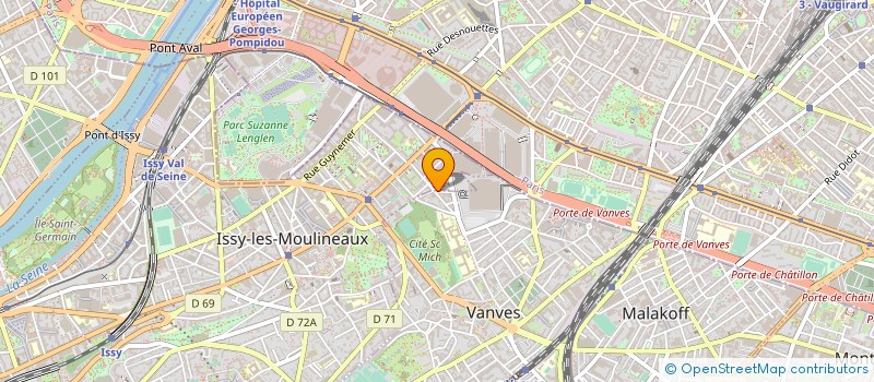 localisation de l'entreprise CARREAU DIRECT à ISSY-LES-MOULINEAUX