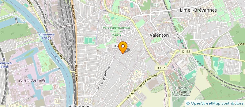 localisation de l'entreprise CARREAU FAST  THIAIS