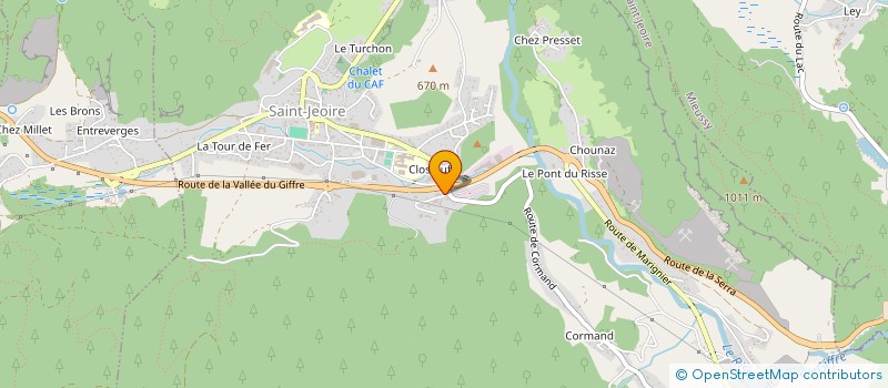 localisation de l'entreprise CARREAU LUXE- LA DAME DE CARREAU  SAINT-JEOIRE