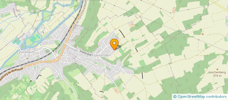 localisation de l'entreprise CARREAUX & BAINS DISTRIBUTION  FLAXLANDEN