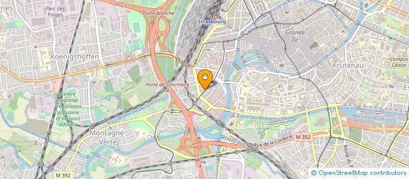 localisation de l'entreprise CARREAUX BLANC à STRASBOURG