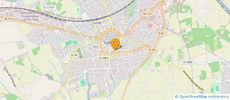 localisation de l'entreprise CARREAUX D'ART à LUNEL