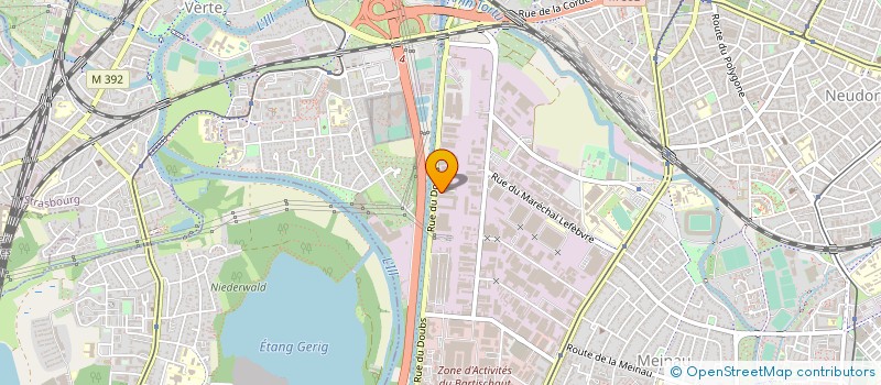 localisation de l'entreprise CARREAUX DE LUX  OSTWALD